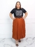 Saia Plissada Plus Size