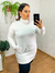 Blusa Vest Legging tricot manga longa gola alta branco - comprar online