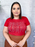 T-shirt Plus Size Amore vermelha - loja online