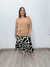 Blusa regata decote em V de cetim Aurora - Moda Plus Size - Zeona Moda