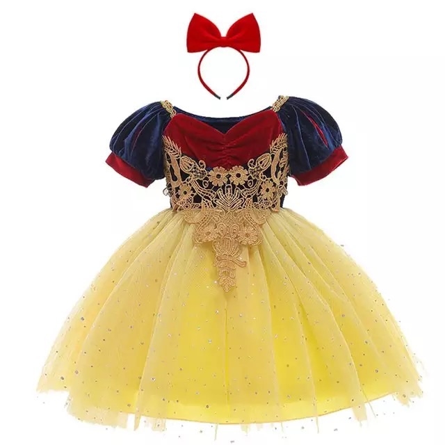 Vestido de 2025 princesa blanca nieves