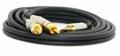 Cable Mini Plug Stereo A 2 Rca Profesional Low-noise