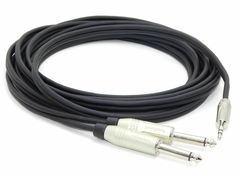 Cable Miniplug Estereo a Dos Plug Mono Amphenol - comprar online