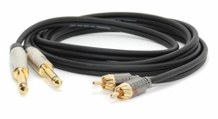 Cable Audio 2 Plug 6,5 A 2 Rca Alta Precisión Profesional Low Noise - comprar online