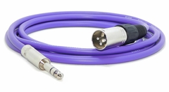 Cable Canon XLR a TRS 1/4 Tipo NEUTRIK Color Violeta en internet