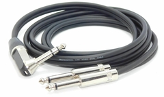 Cable Adaptador Trs 90º A Dos Ts Low Noise Profesional Hamc en internet