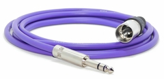 Cable Canon XLR a TRS 1/4 Tipo NEUTRIK Color Violeta