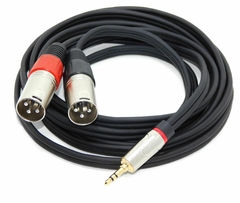 Cable Miniplug Estereo a Dos Canon Xlr Macho Profesional Mh951+AD - comprar online