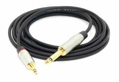 Cable Miniplug Trs Stereo Plug Ts Mono Gold Premium Modelo H789+T