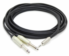 Cable Miniplug Estereo a Dos Plug Mono Amphenol - HAMC
