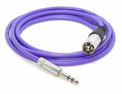 Cable Canon XLR a TRS 1/4 Tipo NEUTRIK Color Violeta - comprar online