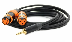 Cable Adaptador Plug 3,5 Estereo A 2 Canon Xlr Hembra Mono Premium Modelo X+2894 - comprar online