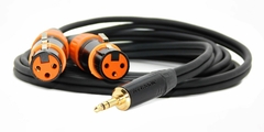 Cable Adaptador Plug 3,5 Estereo A 2 Canon Xlr Hembra Mono Premium Modelo X+2894