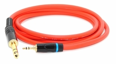 Cable Miniplug Trs Estereo Plug Trs Estereo Gold Premium Audio Pipe USA - comprar online