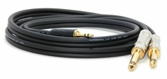 Cable Miniplug Estereo a Dos Plug Mono Gold Premium Modelo TRTG - HAMC
