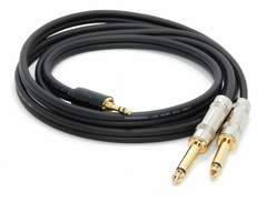 Cable Miniplug Estereo a Dos Plug Mono Gold Premium Modelo TRTG en internet