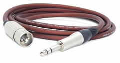 CABLE CANON XLR MACHO A TRS PROFESIONAL PARA MONITORES