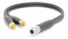 Cable Adaptador Plug Hembra Estereo A Dos Rca Macho Hamc