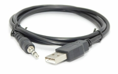 CABLE MINIPLUG ESTEREO A USB MACHO - comprar online