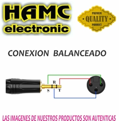 Cable Canon Xlr Macho A Miniplug 3,5 Macho Balanceado MODELO H01489 - tienda online