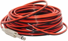 Cable Para Bafle Parlante Potencia Plug A Pelado ROJO Y NEGRO HAMC