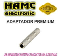 Conector Adaptador Metalico 1/4 Trs/Trs Hembra A Hembra PREMIUM Hamc - comprar online