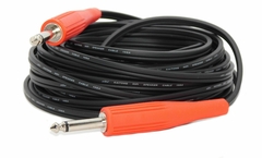 CABLE Cable Plug Plug Sonido Bafle Parlante (SPEAKER) HIFI 16GA CAPUCHON ROJO en internet