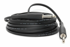 CABLE Cable Plug Plug Sonido Bafle Parlante (SPEAKER) HIFI 16GA CAPUCHON NEGRO - comprar online