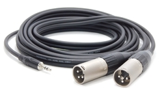 CABLE TRS 1/8 A DOS CANON XLR MACHO AMPHENOL LOW NOISE PROFESIONAL - comprar online