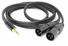 Cable TRS 1/8 a Dos Canon Xlr Macho Low Noise Gold Premiun - comprar online