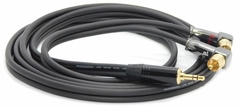 Cable Miniplug Estereo A Dos Rca 90º LIBRE OXIGENO LOW NOISE PROFESIONAL HAMC - comprar online