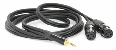 Cable Mini Plug A Dos Canon Xlr Hembra Profesional Low Noise Gold Premium en internet