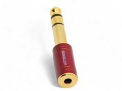 Adaptador Miniplug Hembra A Plug Stereo Macho Metalico Gold Premium S.Wieler Germany en internet