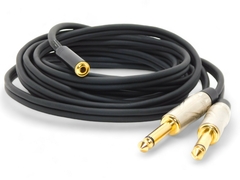 Cable Miniplug Hembra Estereo a 2 Plug Mono Gold Premium - tienda online