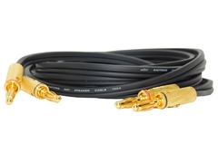Cable Para Parlantes Conexión Banana Hifi Gold 16 GA Ultra-Flexible