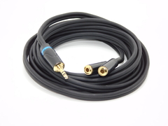 Cable Miniplug ESTEREO A 2 Miniplug Hembra Gold L Y R Hamc en internet