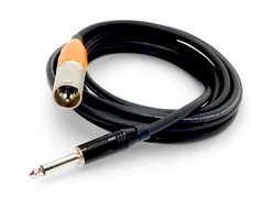 Cable Profesional Pro Audio Plug Mono Recto A Canon Xlr Macho Amphenol Naranja en internet