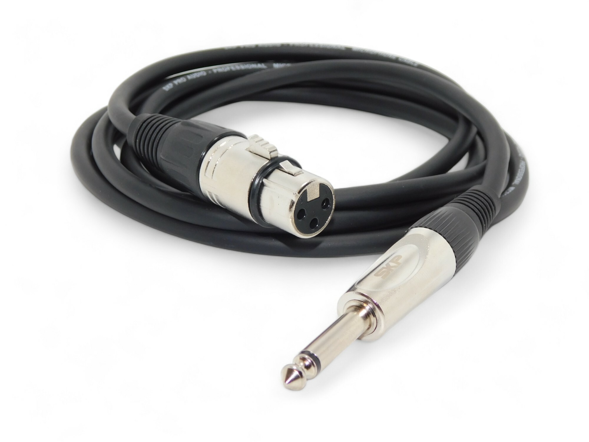 Cable Profesional Pro Audio Plug Mono Recto A Canon Xlr Hembra Skp Pro