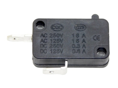 Micro interruptor de 2 pines para horno microondas, interruptor normalmente cerrado, 16A, 250V, 2 pines