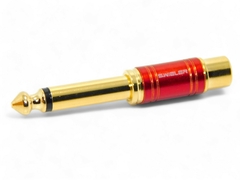 Adaptador Rca A Plug Mono Metalico Calidad Gold Premium S.Wieler Germany - comprar online