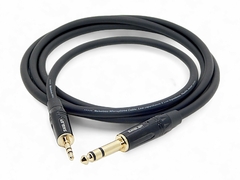 CABLE MINIPLUG ESTEREO A PLUG ESTEREO OFC LOW NOISE BLINDADO HAMC