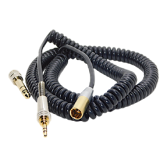 Cable Miniplug Rosca Exterior A Minicanon Macho Espiral Gold + Adaptador Hamc en internet