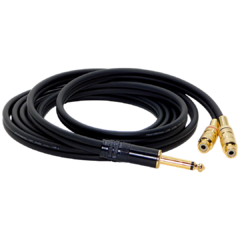 Cable Adaptador Ts a Dos Rca Gold Low Noise Modelo HTRLH en internet