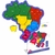 Imagem do Quebra Cabeça Mapa do Brasil - com Regiões, Estados e Capitais - Brinquedo Pedagógico