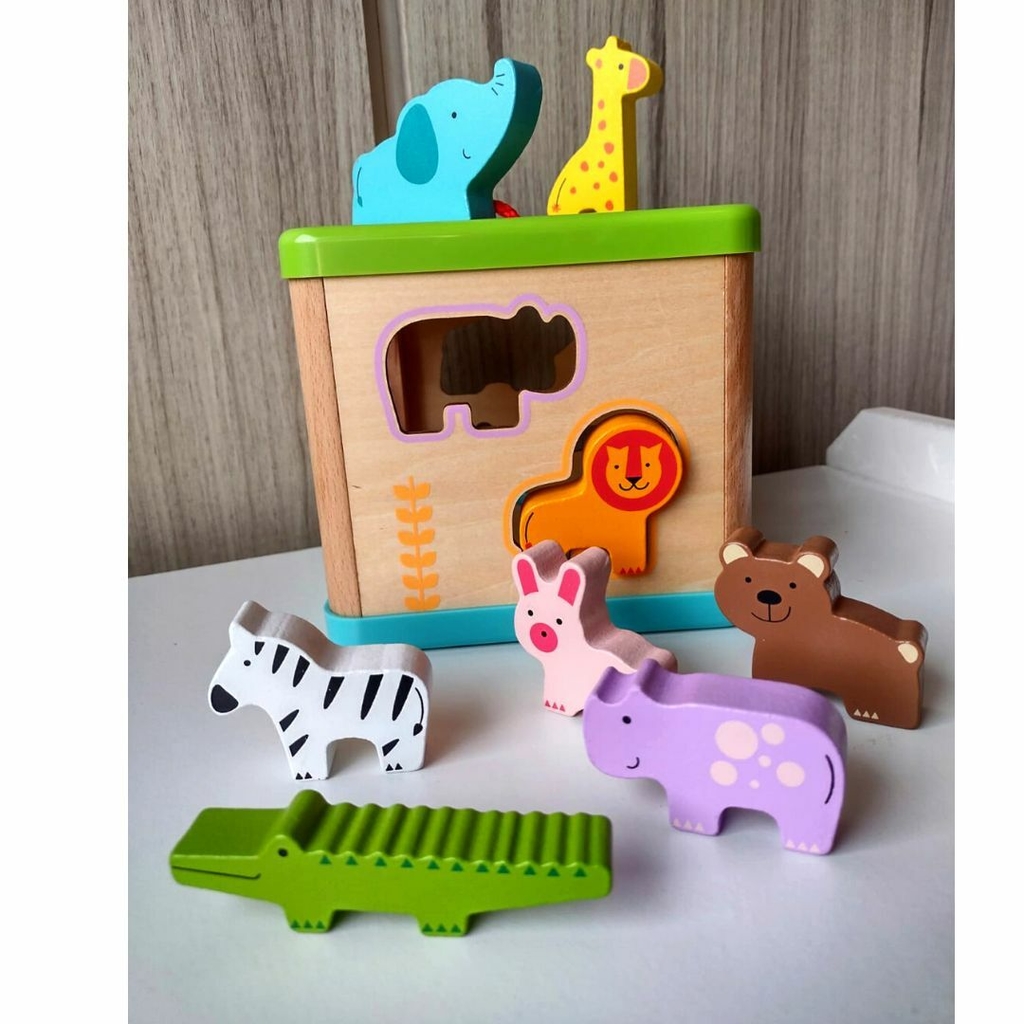 Brinquedo de Encaixe Infantil Para Bebê Progressivo Animais - Bambinno -  Brinquedos Educativos e Materiais Pedagógicos