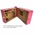 Casinha de Boneca Maleta Rosa - Brinquedo Educativo Madeira - Flor da Infância - Brinquedos Educativos e Criativos