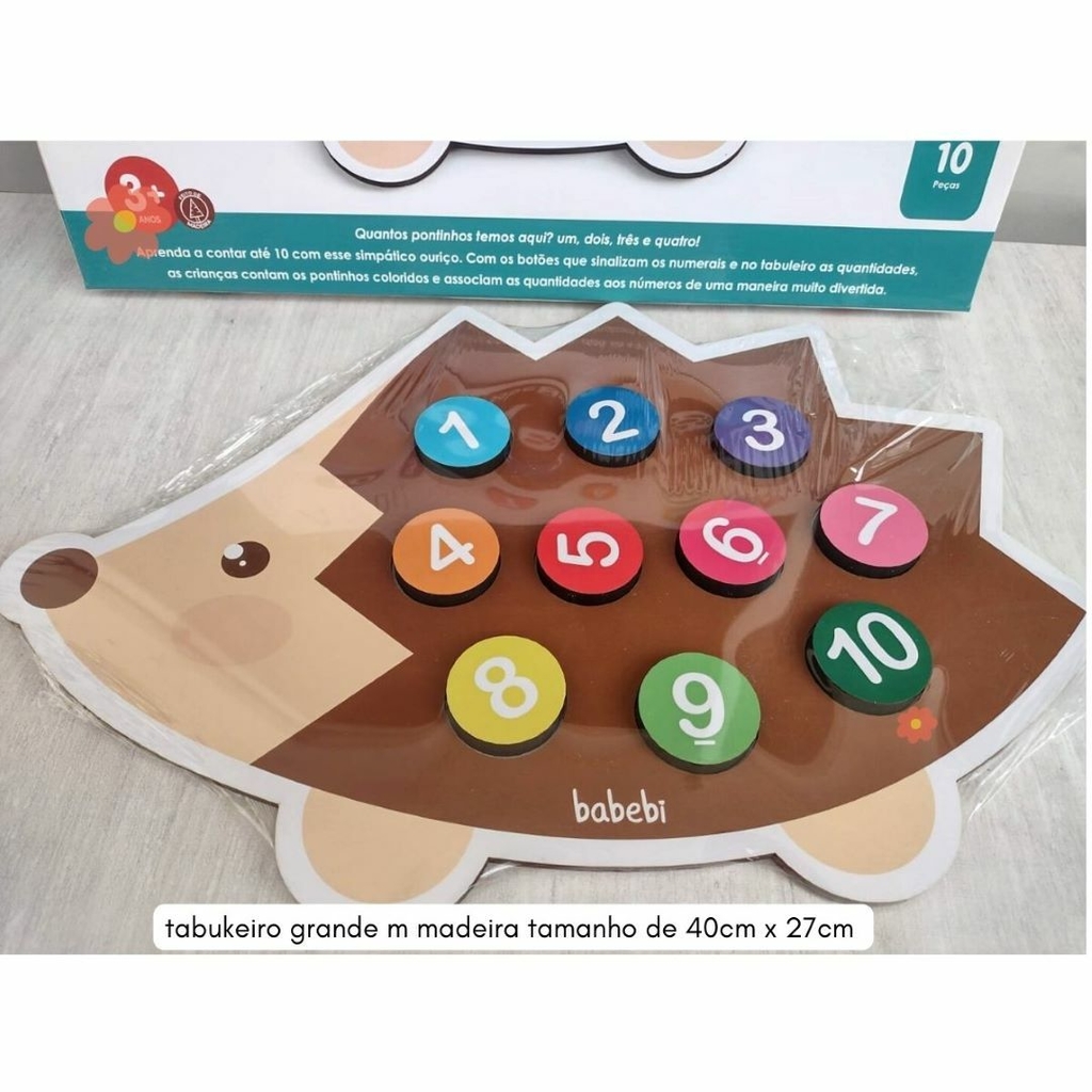 Kit com 4 Piões em Madeira colorido brinquedo educativo clássic