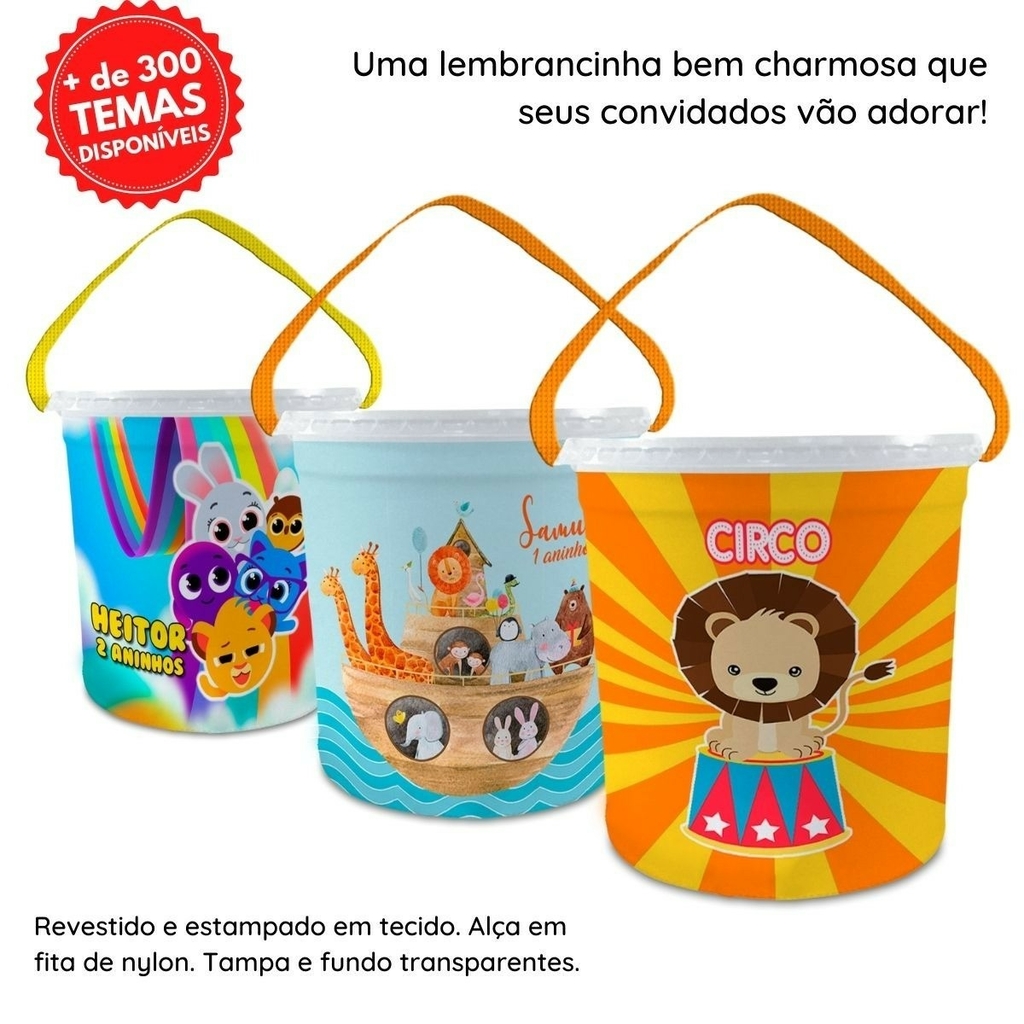 kit com 5 Baldinhos Surpresa leo o caminhao