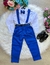 Conjunto Meninos Miss Cherry Leo Suspensorio Azul Royal (CNJTMNNMSSCHRLEOSPNAZLRL)