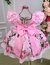 Vestido Temáticos Kids Minnie/Minie Rosa (VESTTMTBYRSA)